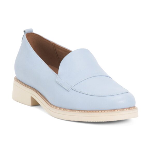 NATURALIZER PREMIUM Leather Wide Taylin Loafers - Picture 1 of 3